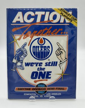 Action Edmonton Oilers Official Program 1987 Division Final VS. Kings